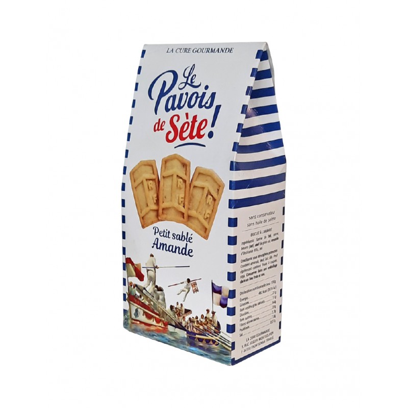 GE092 - POCHETTES BISCUITS SABLES PAVOIS DE SETE AMANDES (x21)