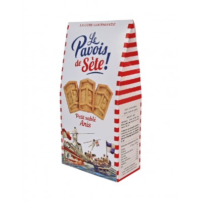 GE091 - POCHETTES BISCUITS SABLES PAVOIS DE SETE ANIS (x21)