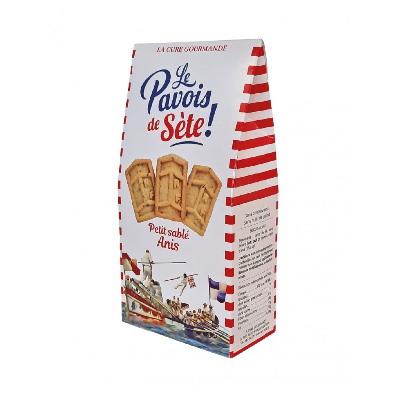 GE091 - POCHETTES BISCUITS SABLES PAVOIS DE SETE ANIS (x21)