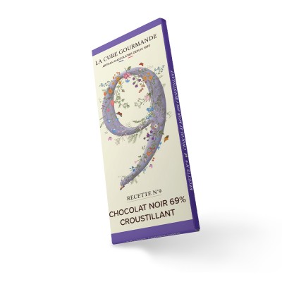PE339 - TABLETTE CHOCOLAT NOIR 69% CROUSTILLANT (x30)