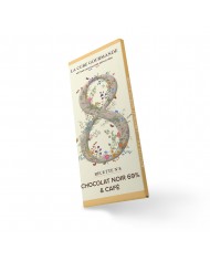 PE338 - TABLETTE CHOCOLAT NOIR 69% ET CAFE (x30)