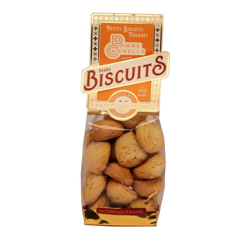 GE024- SACHETS BISCUITS FOURRES POMME CANNELLE (x25)