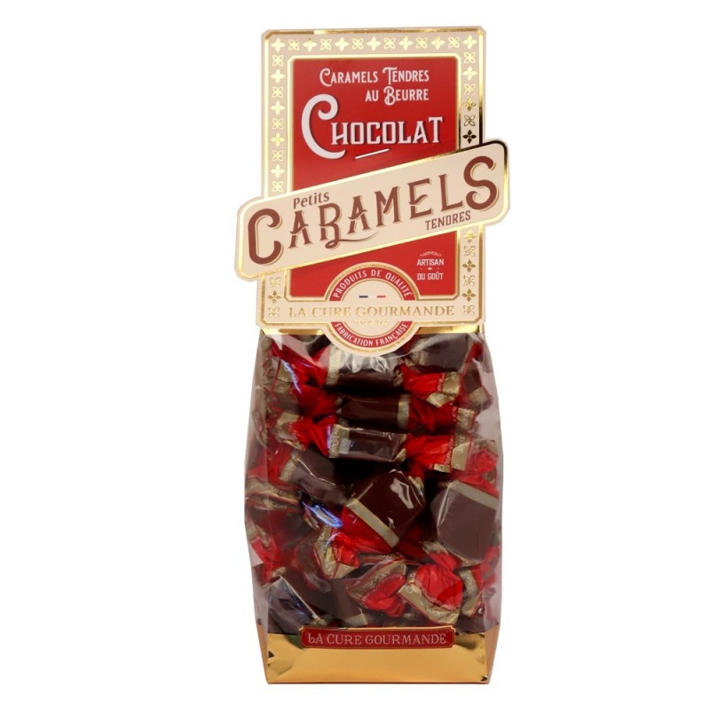 FE541- SACHETS CARAMELS AU CHOCOLAT (x25)