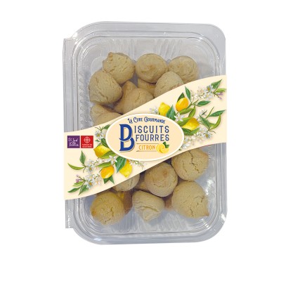 GE763 - BARQUETTES BISCUITS FOURRES CITRON (x16)