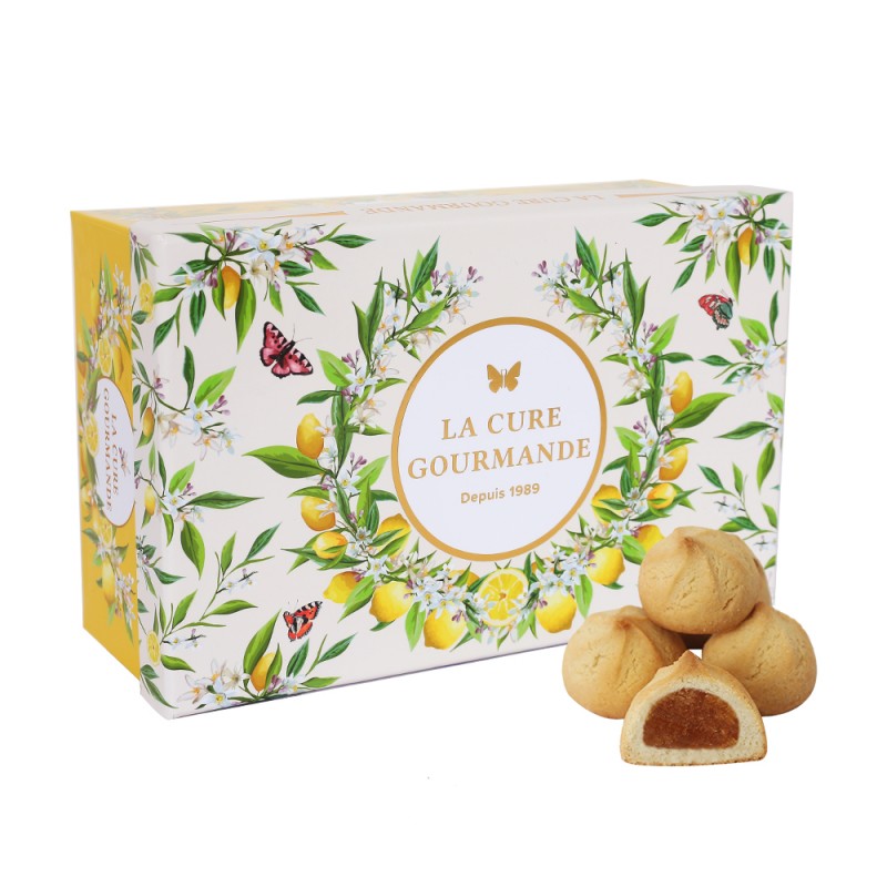 GE483- COFFRET DE BISCUITS FOURRES CITRON