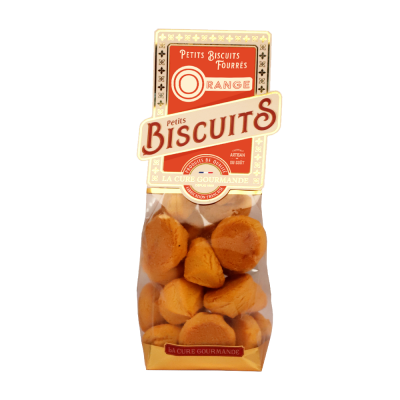 GE033 - SACHET BISCUIT FOURRE ORANGE