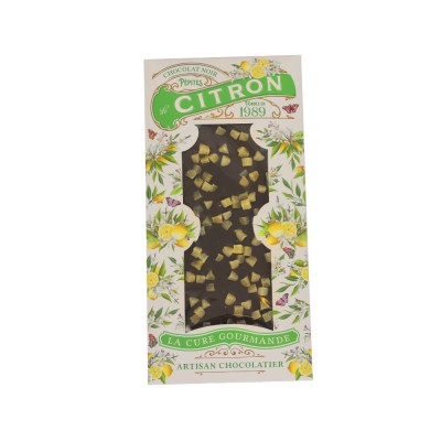 PE279 - TABLETTE CHOCOLAT NOIR CITRON CONFIT