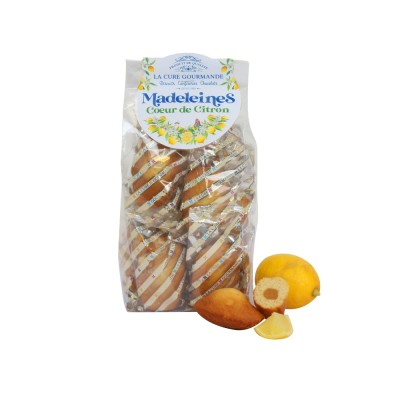 MVF113 -  SACHET DE 10 MADELEINES FOURRES AU CITRON (x15)