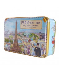 AE385 - BOITE EN METAL PARIS 1924 - 2024