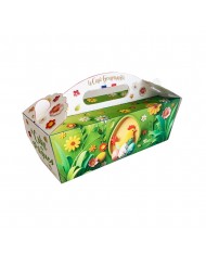 KVF157 - CAKE DE PÂQUES FOURRAGE CHOCOLAT PRALINE PEPITES DE CHOCOLAT (x5)