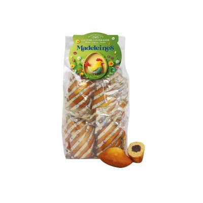 MVF131 - SACHET DE 10 MADELEINES FOURRES AU PRALINE